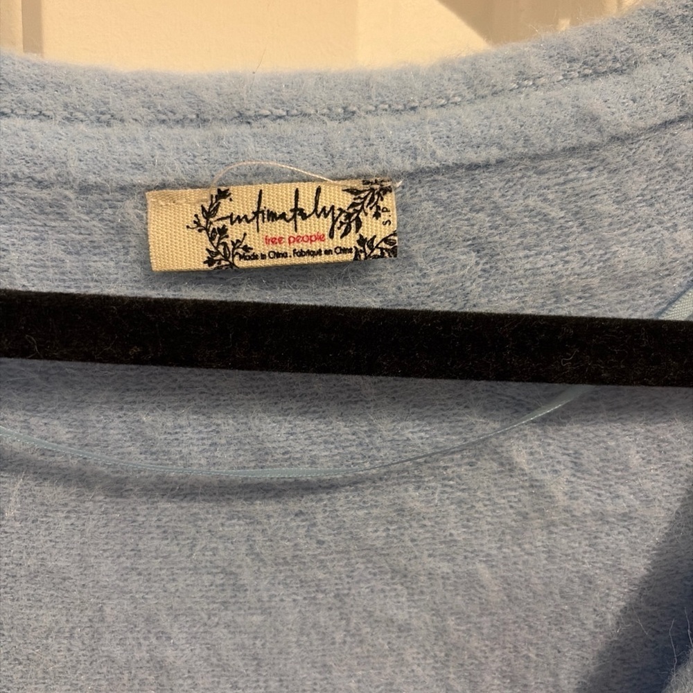 Free People Intimately Light Blue Cozy Bodysuit - Picture 3 of 6